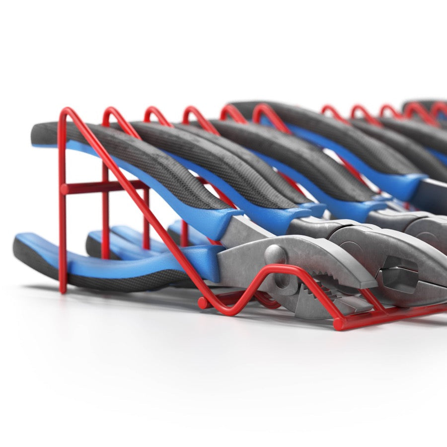 Plier Organizer Rack – Holds 16 Small & Medium Pliers, Space-Saving